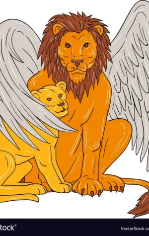 Лев с двумя крыльями