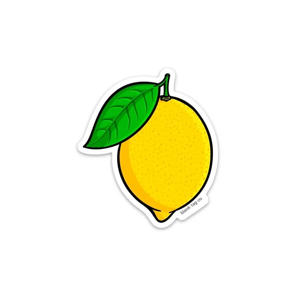 Лимон рисунок для детей