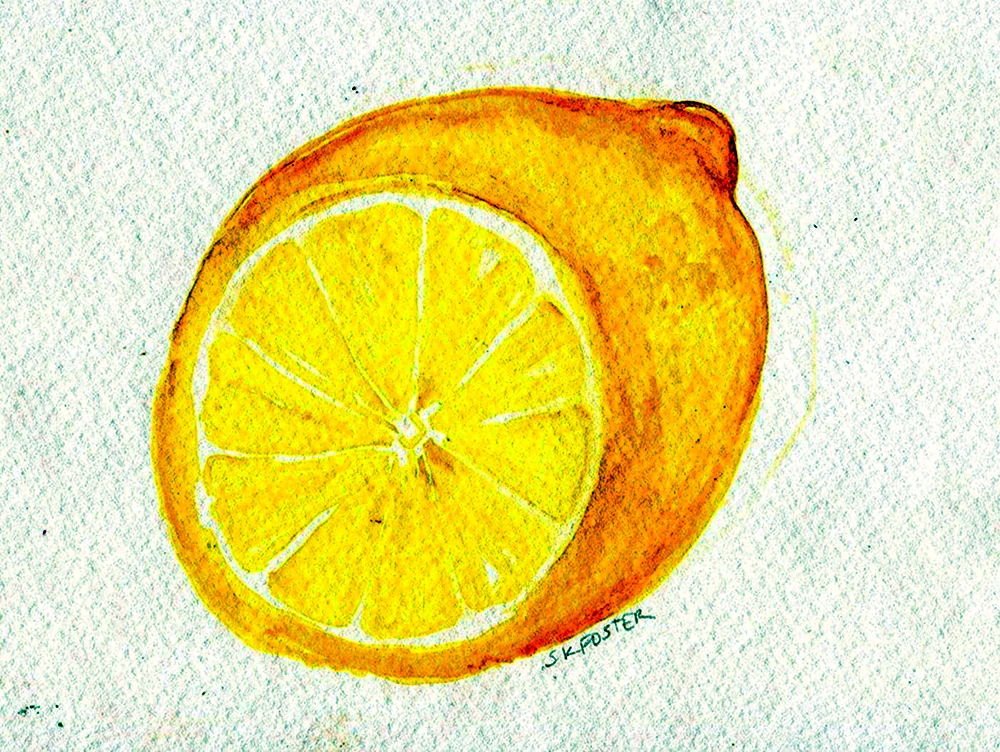 Лимон скетч