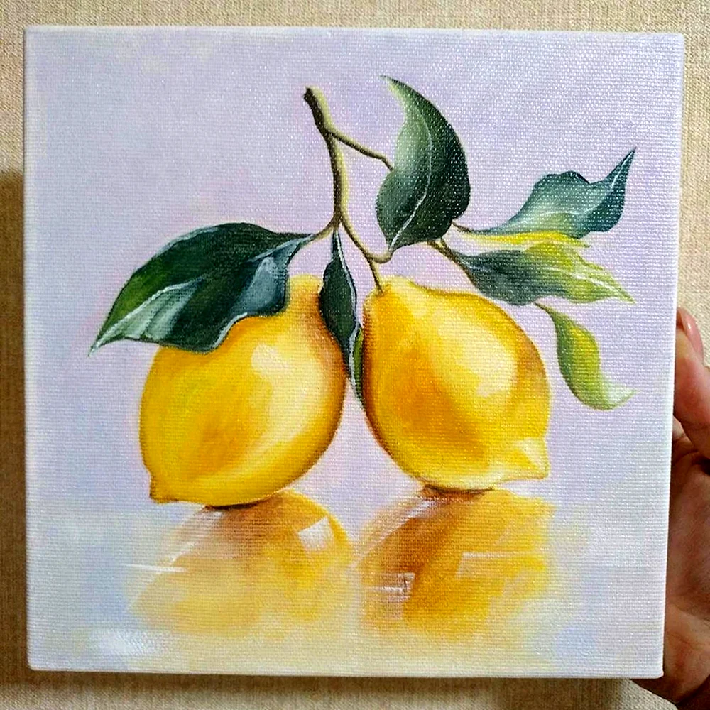 Лимоны картина
