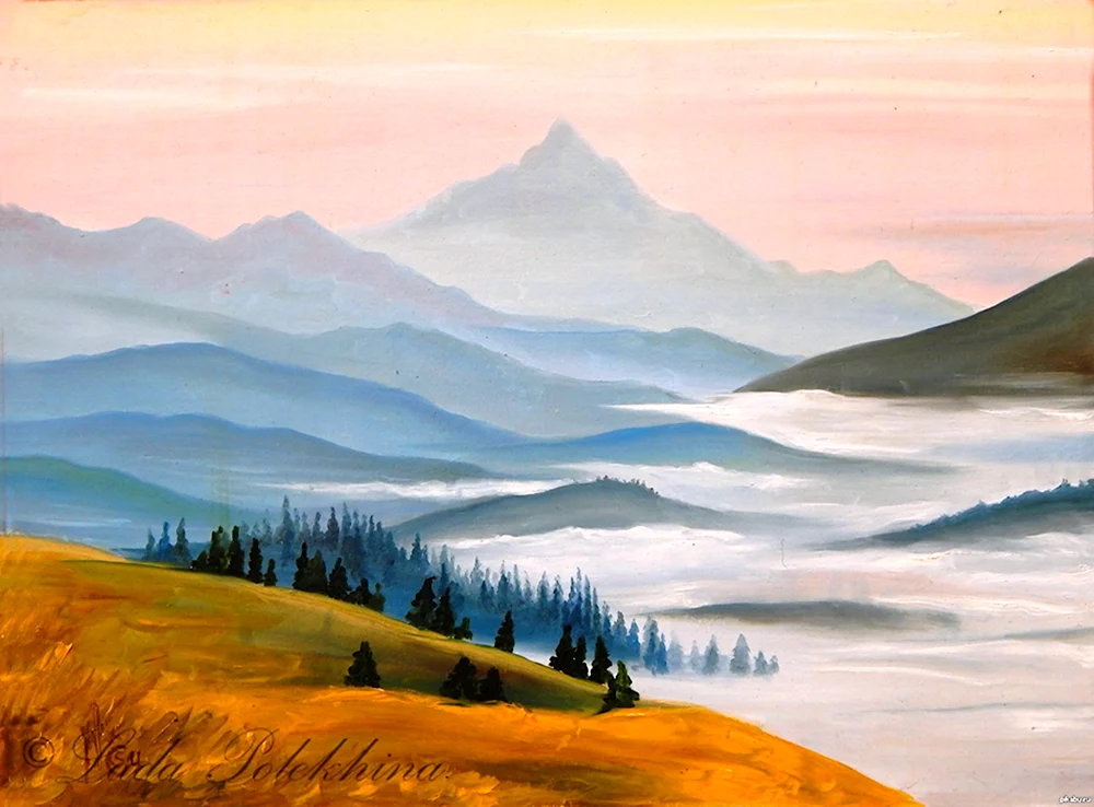 Лорен Карпентер горный пейзаж