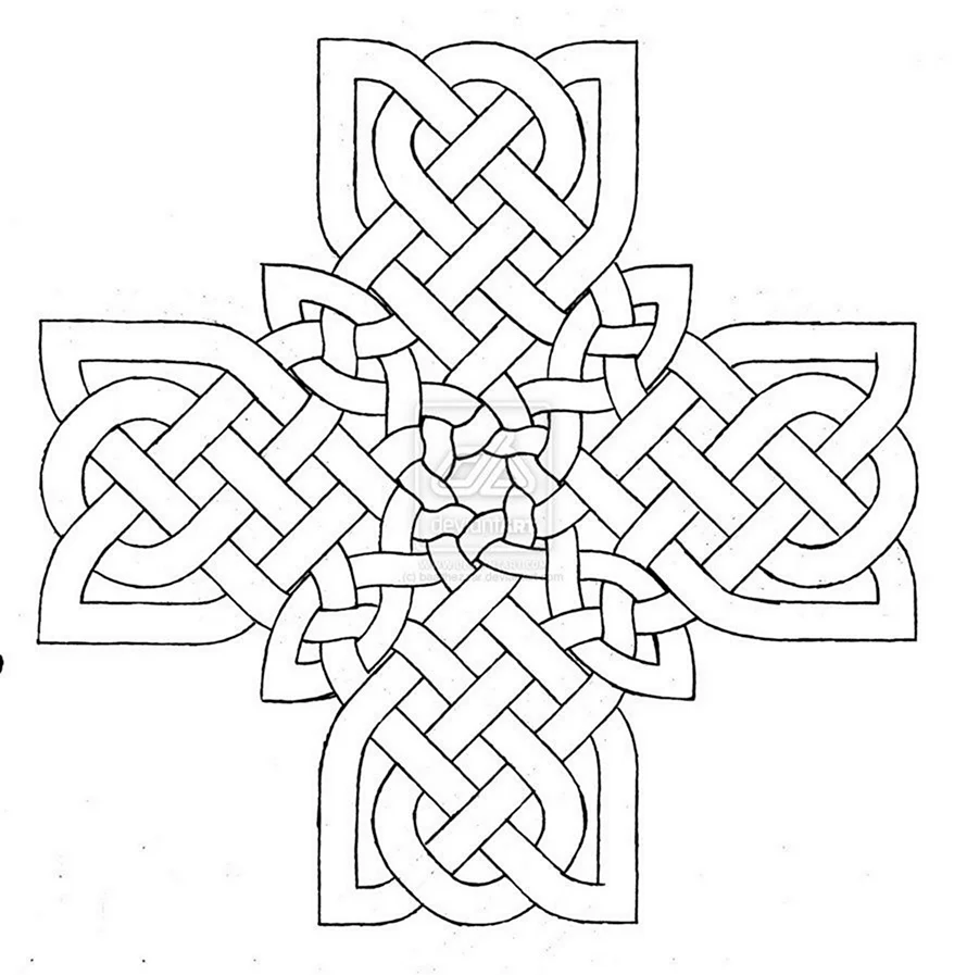 Мандала Кельтский крест