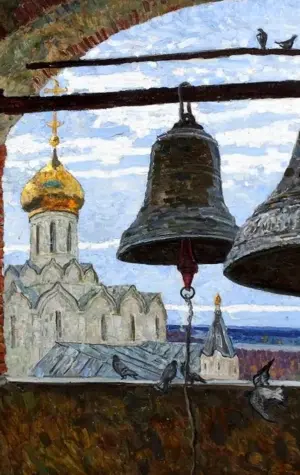 Мария Якунчикова с колокольни Саввино Сторожевского монастыря