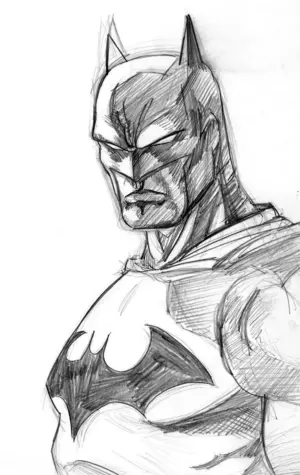 Марвел рисунки карандашом Бэтмен