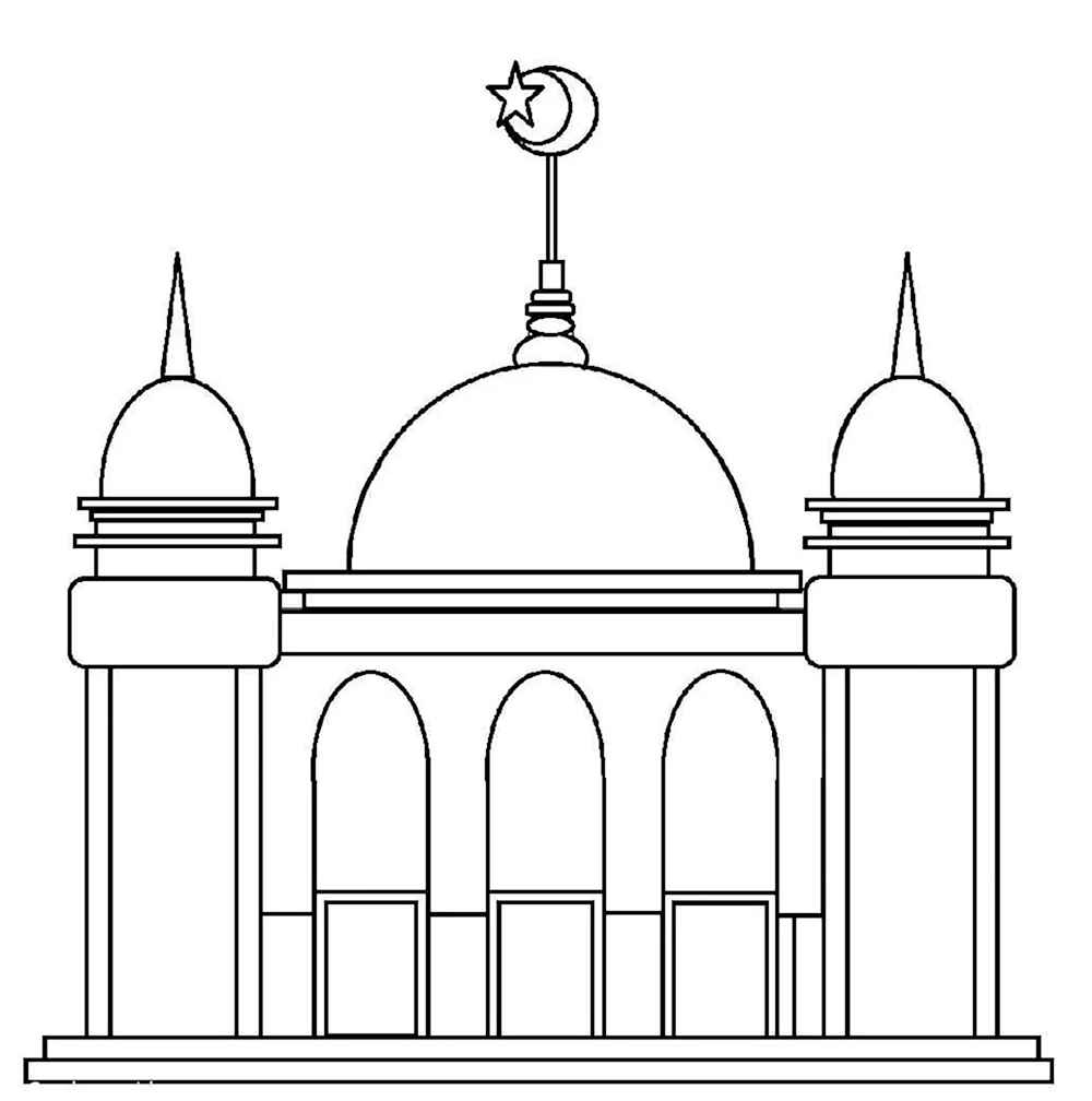 Мечеть карандашом