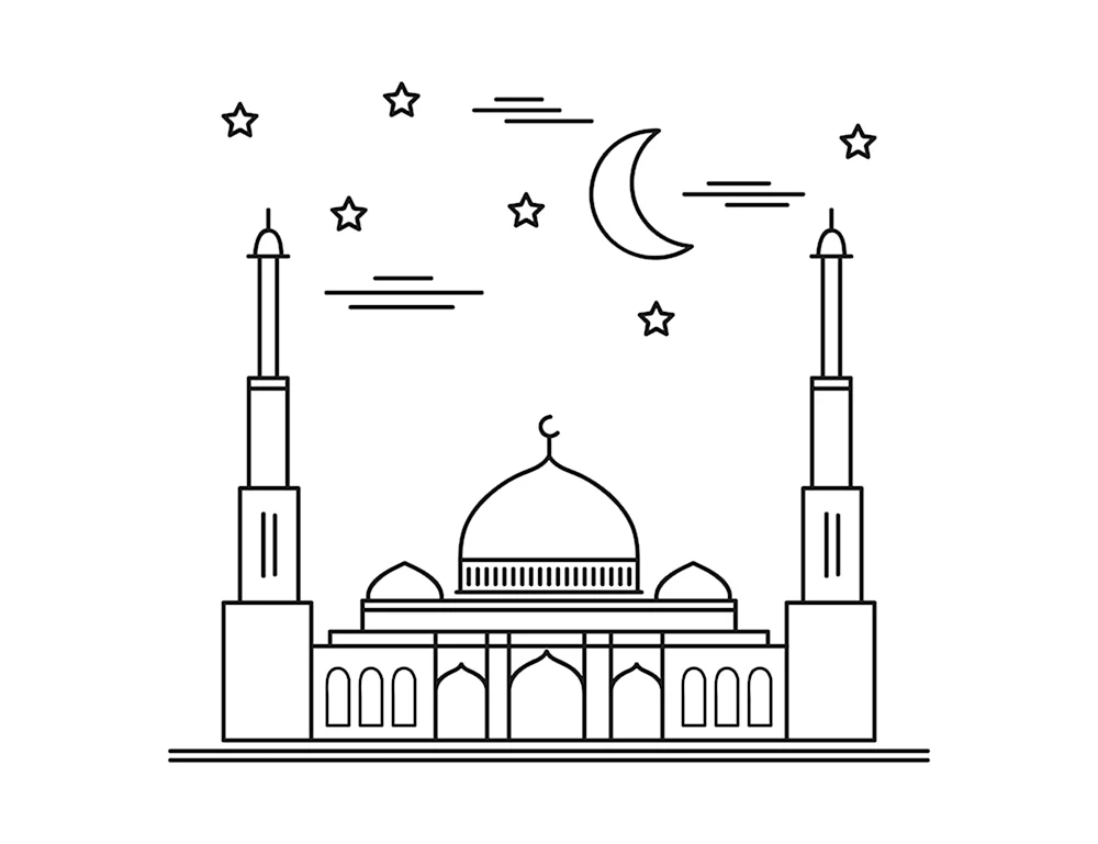 Мечеть контур