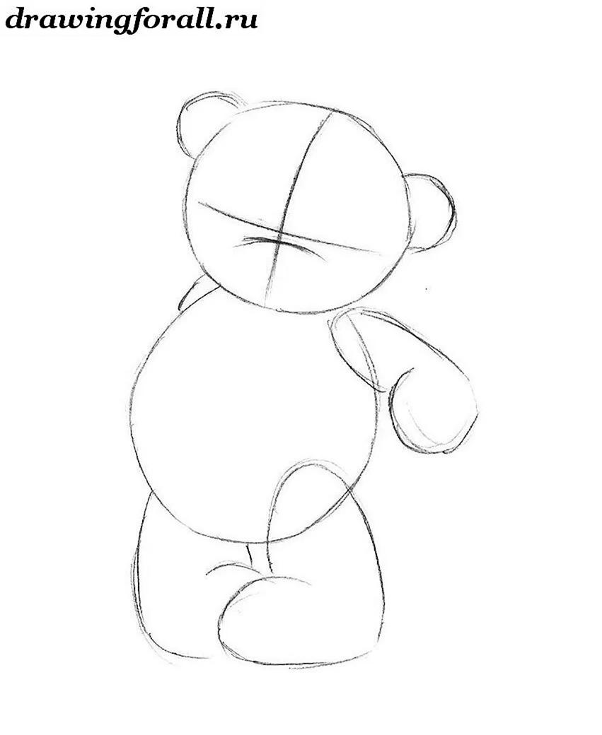 Медвежонок для рисования