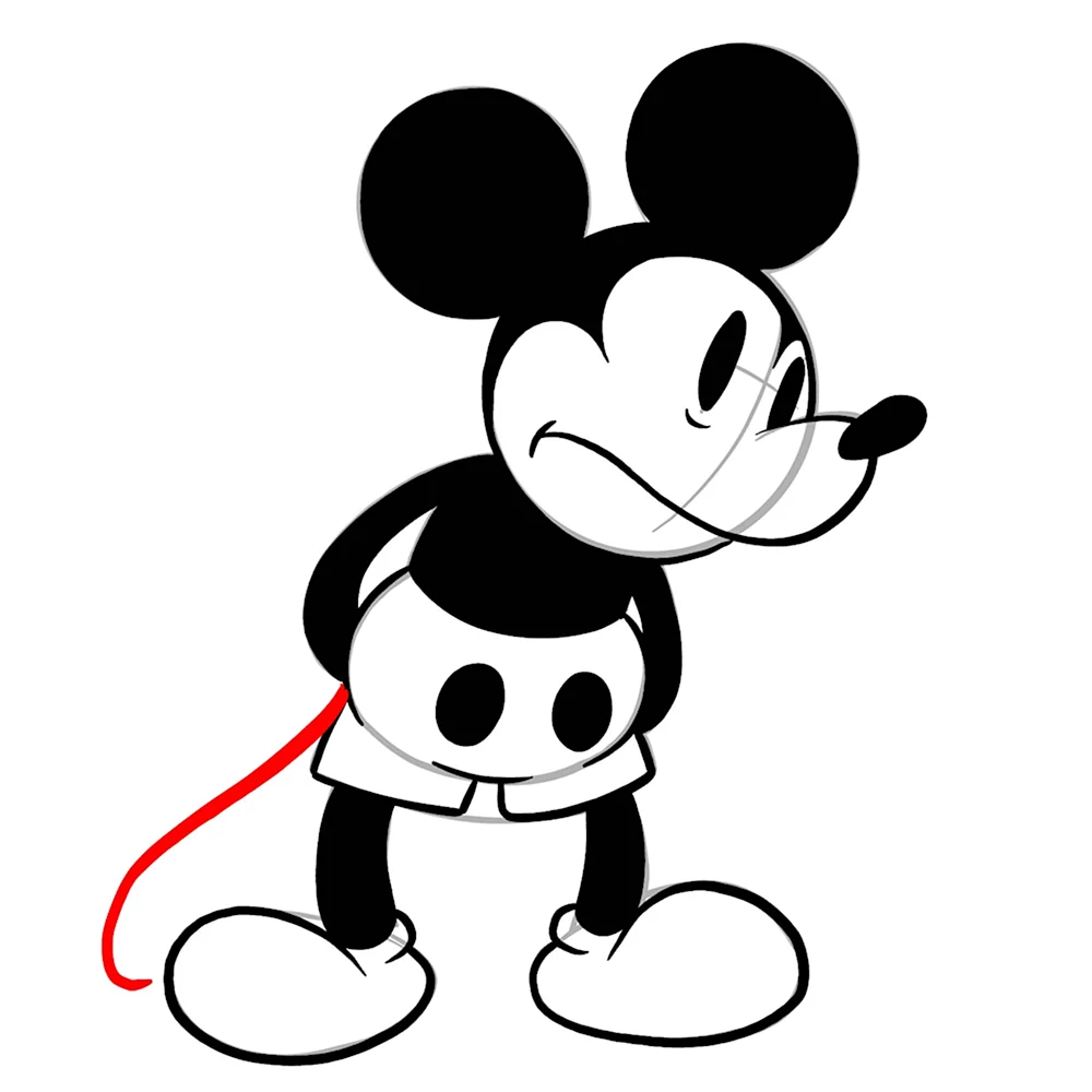 Mickey Mouse draw