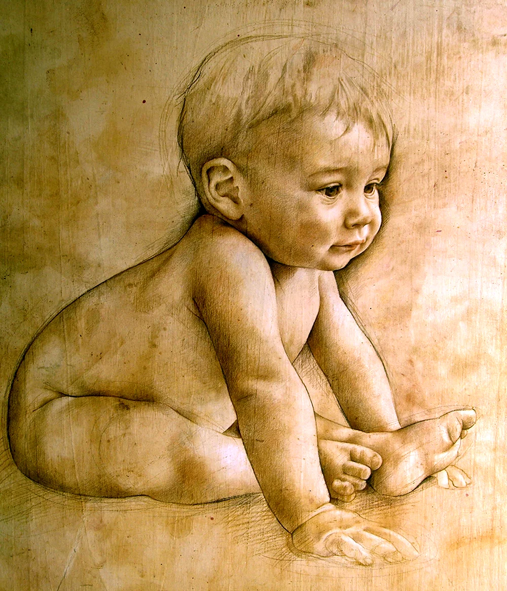 Младенец рисунок