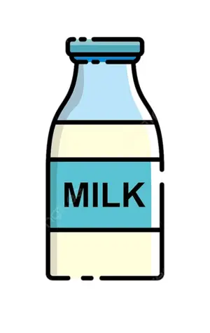 Молоко бутылка вектор