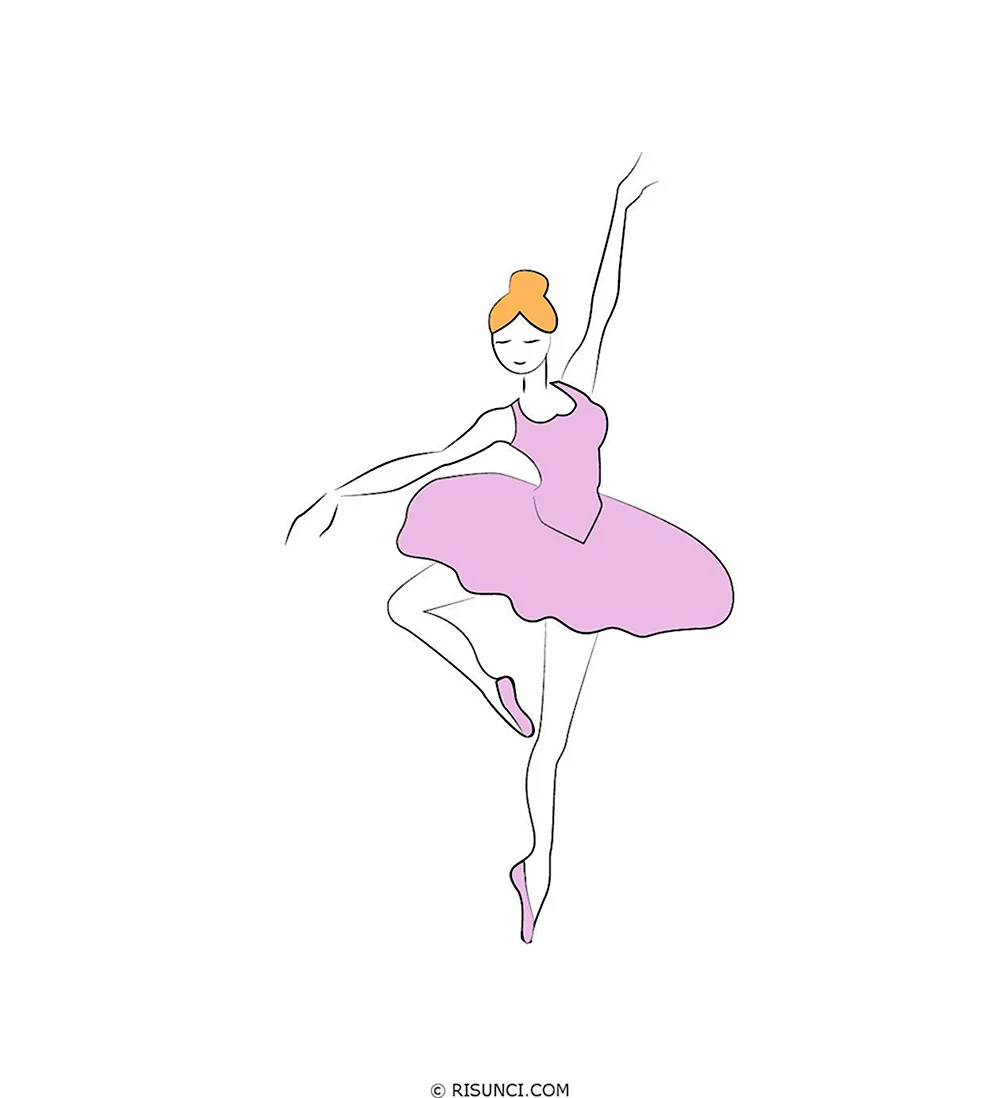 Нарисовать балерину
