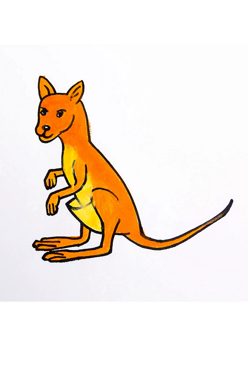 Нарисовать кенгуру