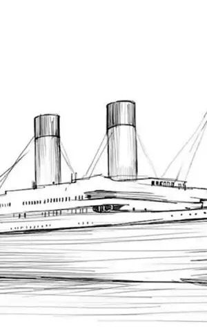 Нарисовать корабль Титаник