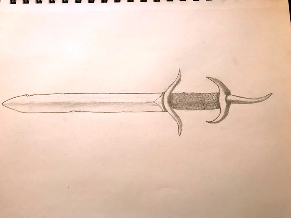 Нарисовать меч
