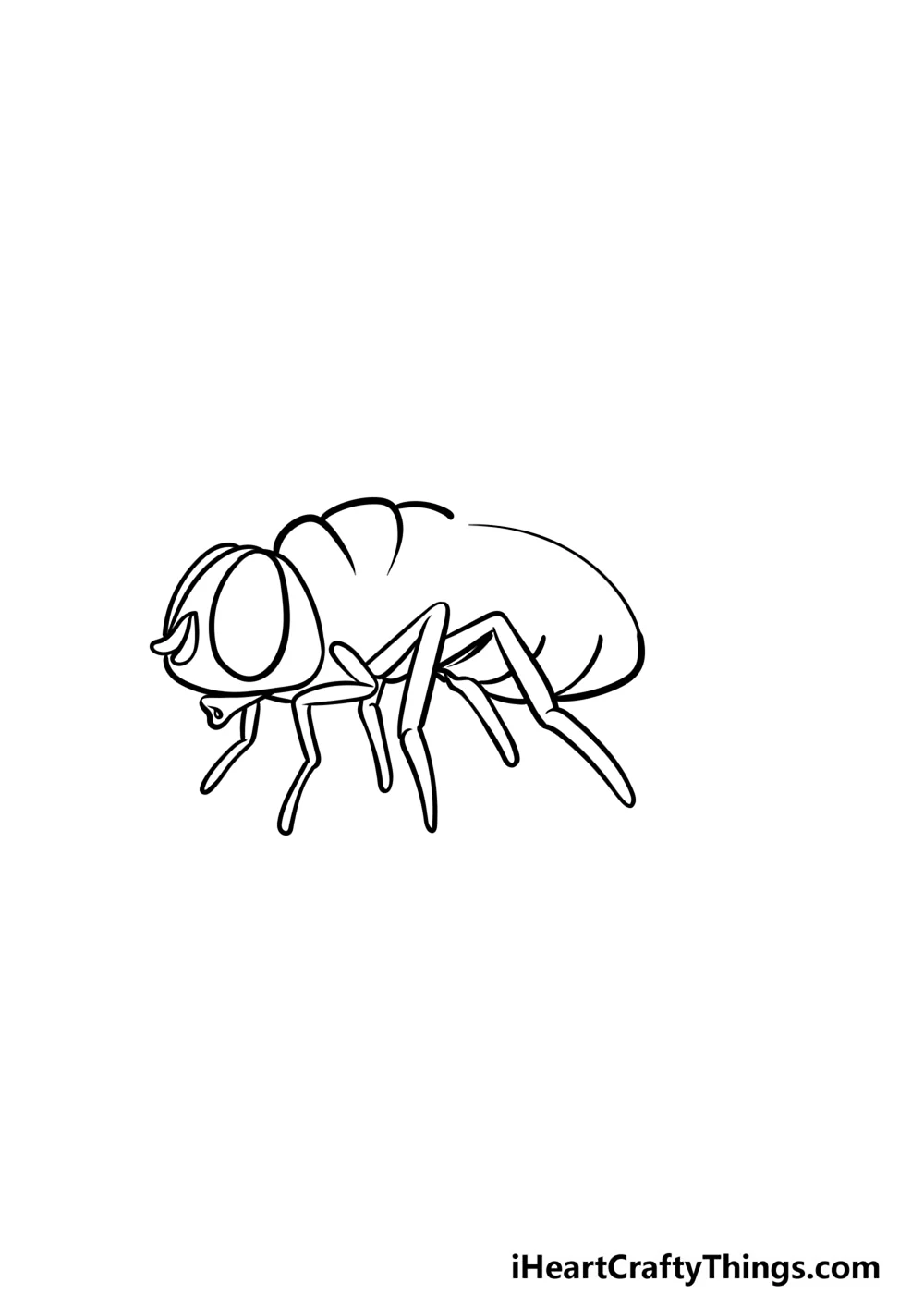 Нарисовать муху и муравья