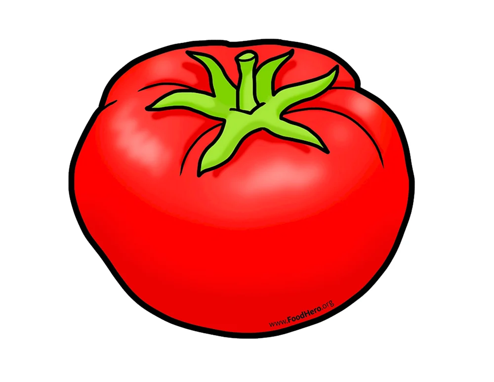 Нарисовать помидор