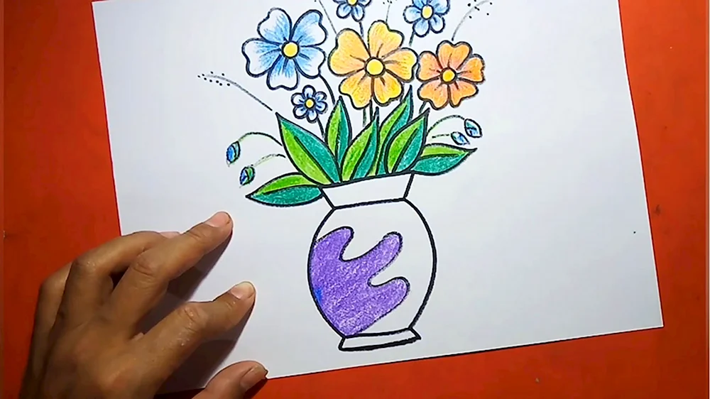 Нарисовать цветы