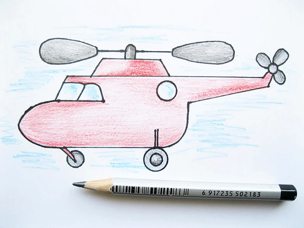 Нарисовать вертолет