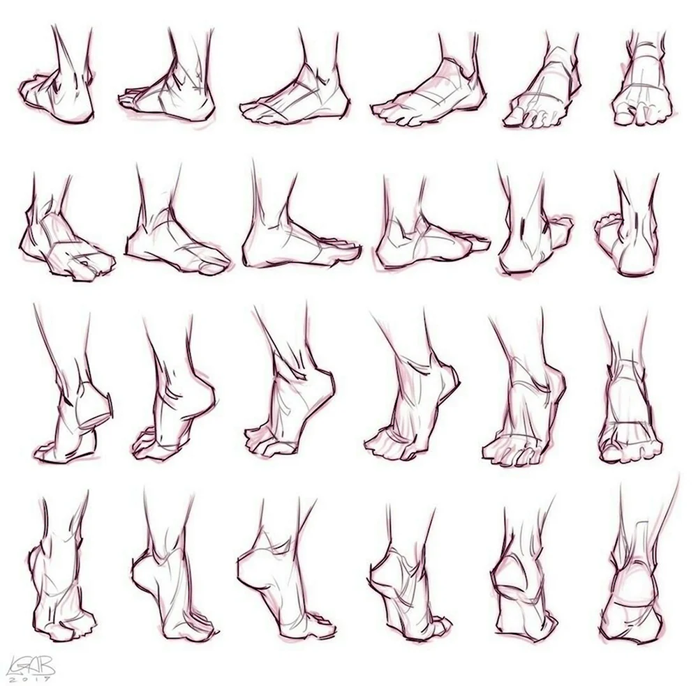 Ноги в разных ракурсах