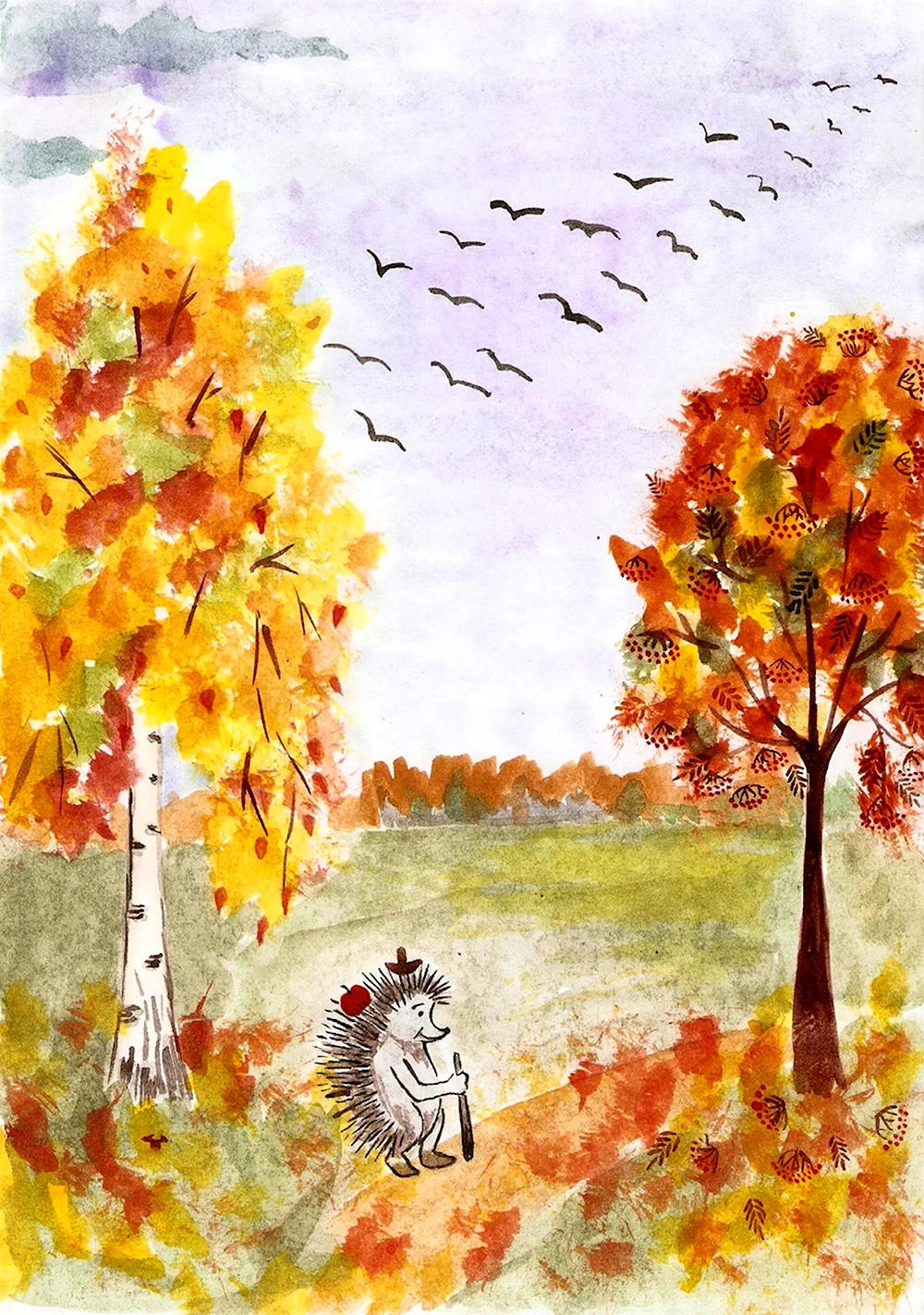 Осенние рисунки