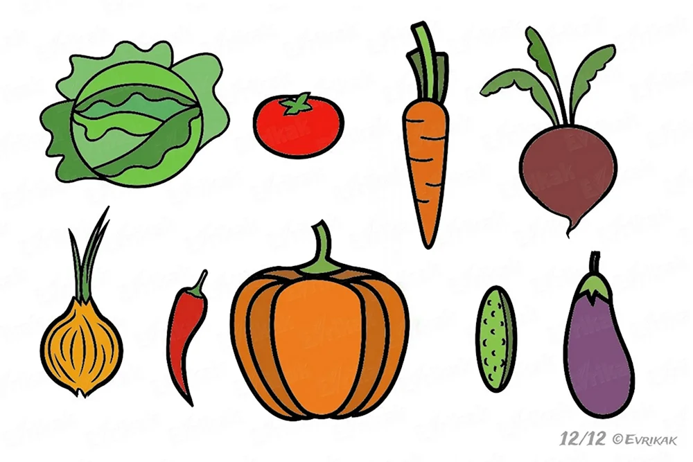 Овощи картинки для детей