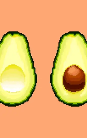 Пиксельное авокадо