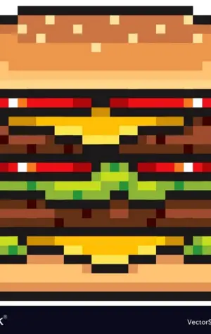 Пиксельный бургер