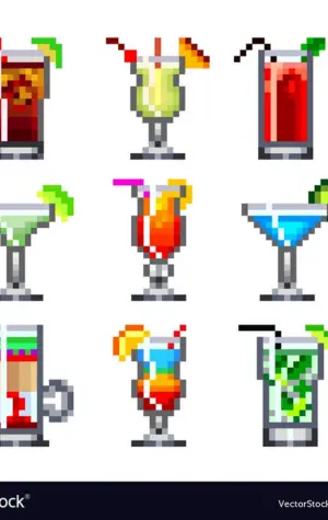 Пиксельный коктейль