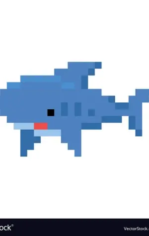 Пиксельный рыба