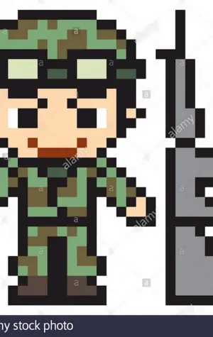 Пиксельный солдат