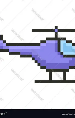 Пиксельный вертолет