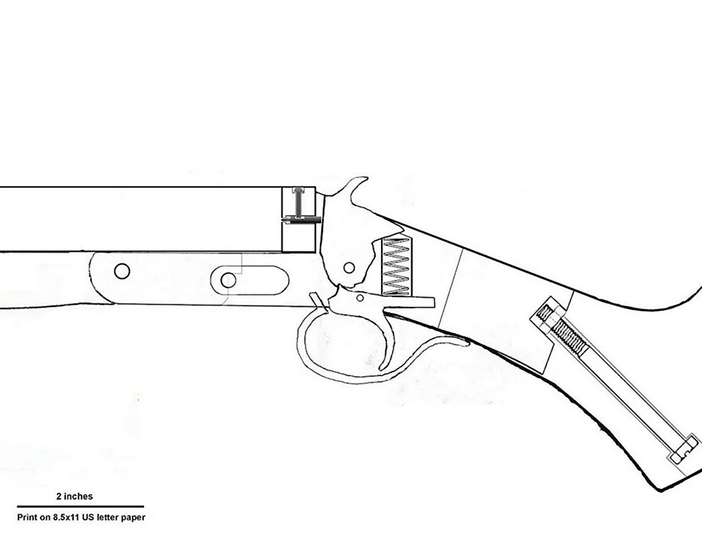 Пистолет дробовик 12 калибра чертеж