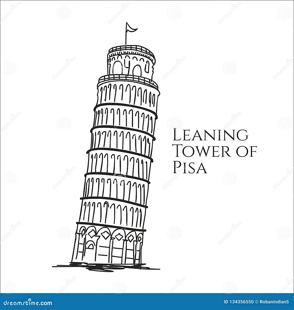 Пизанская башня эскиз