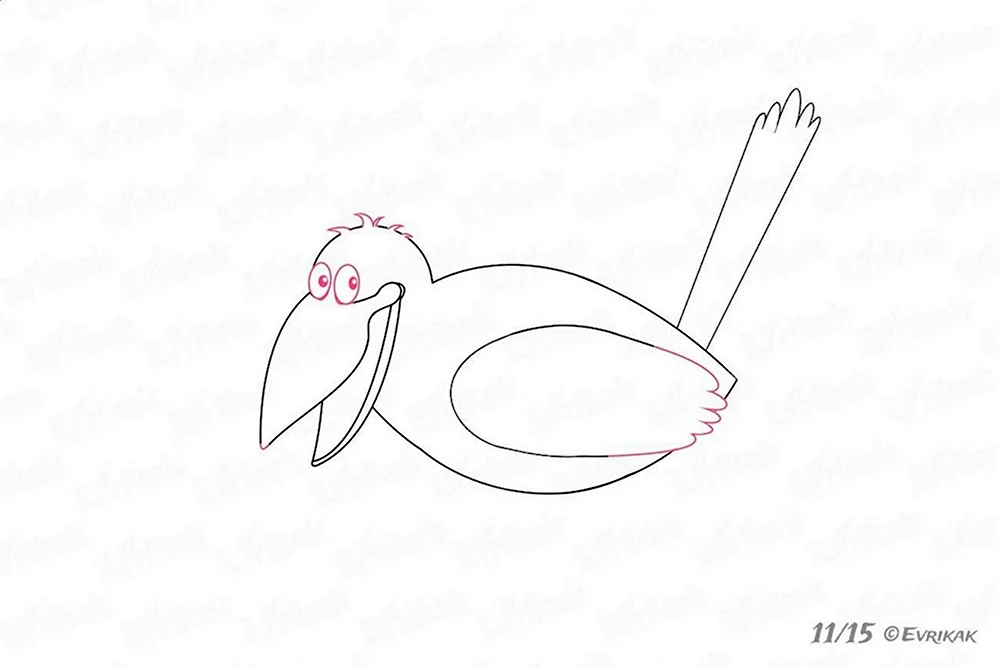 Поэтапное рисование ворона