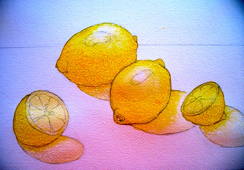 Пуантилизм лимон