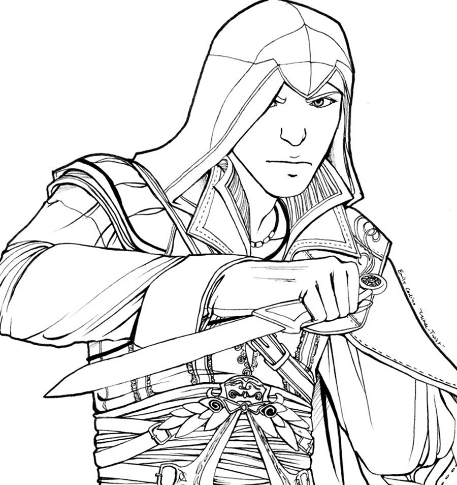Раскраска Assassins Creed