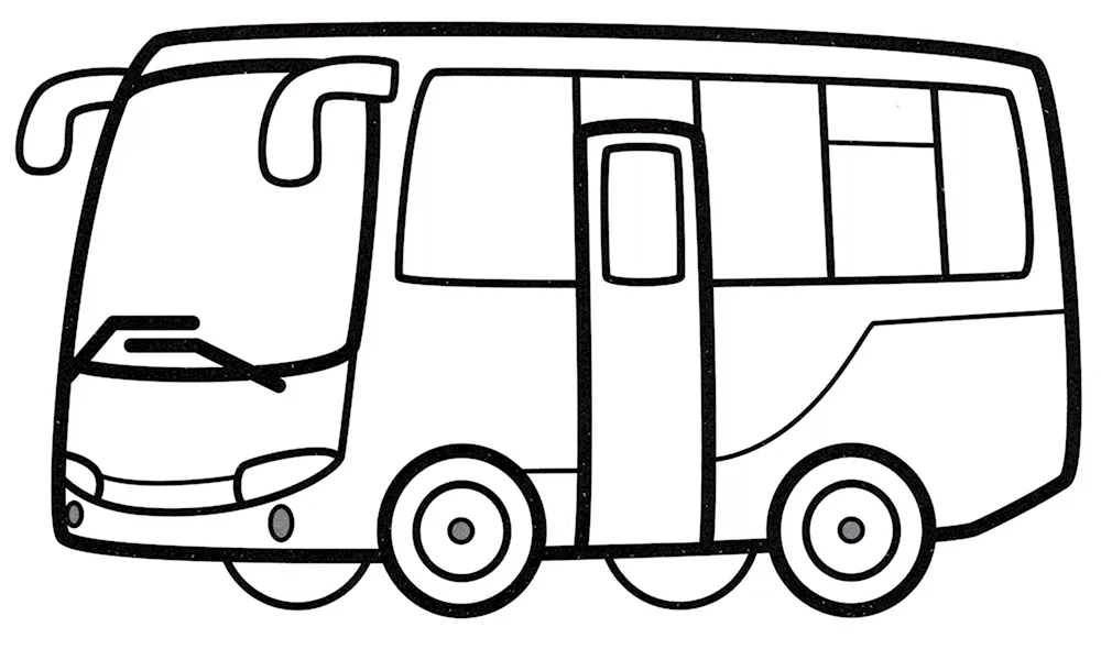Раскраска автобус
