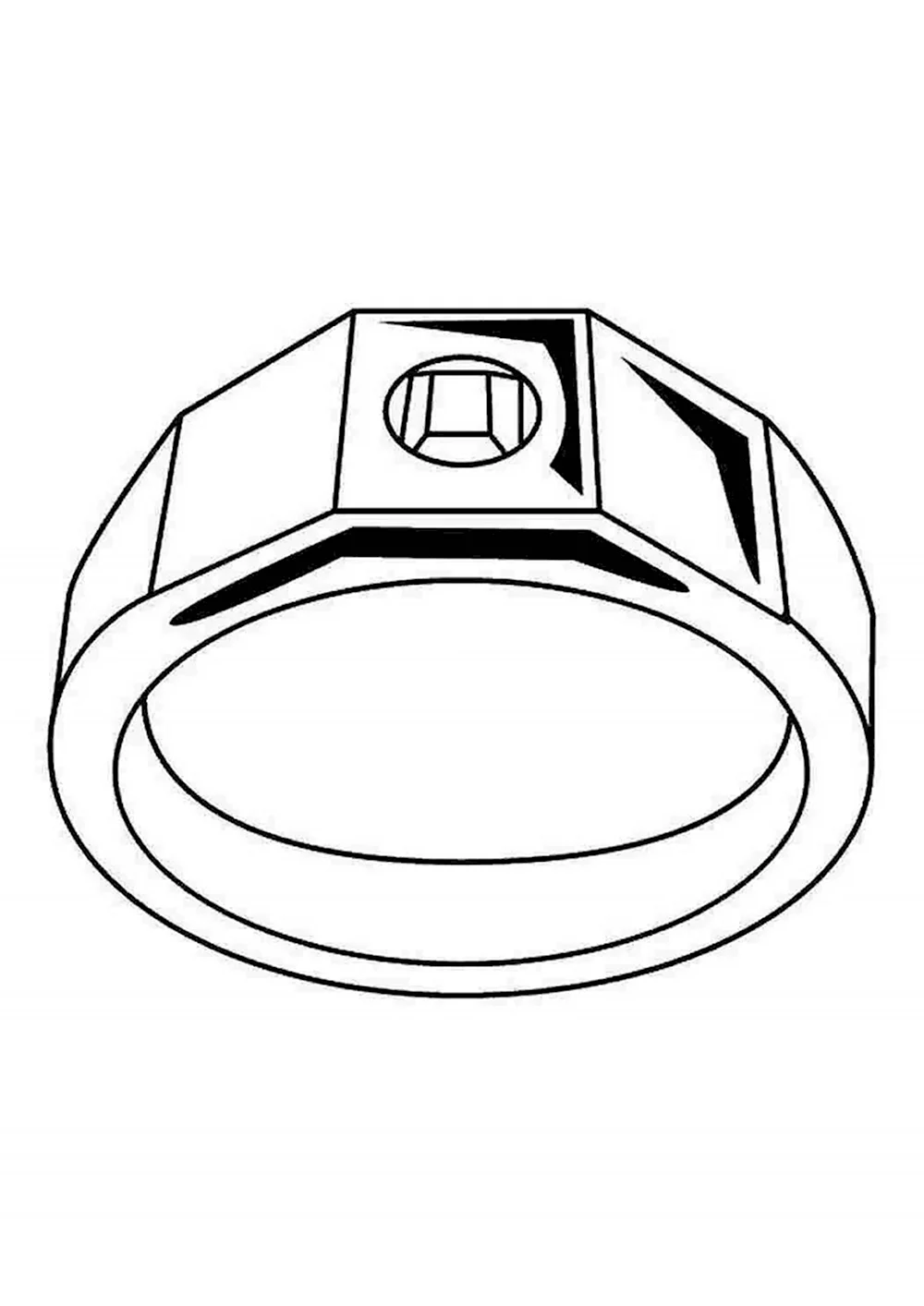 Раскраска кольцо