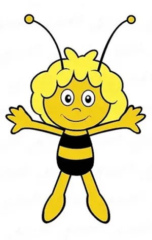Рисование для детей Пчелка