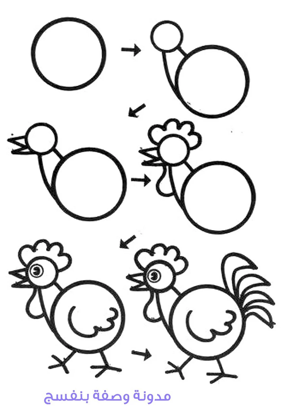 Рисование из кругов для детей