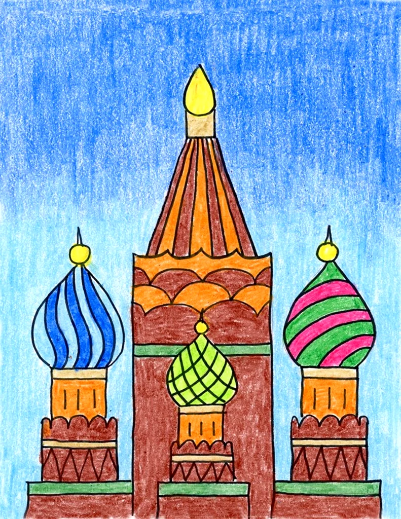 Рисование Кремль