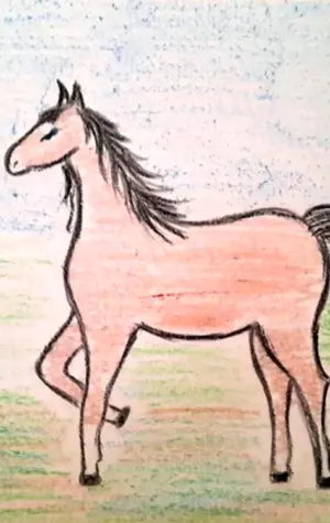 Рисование лошади в подготовительной группе