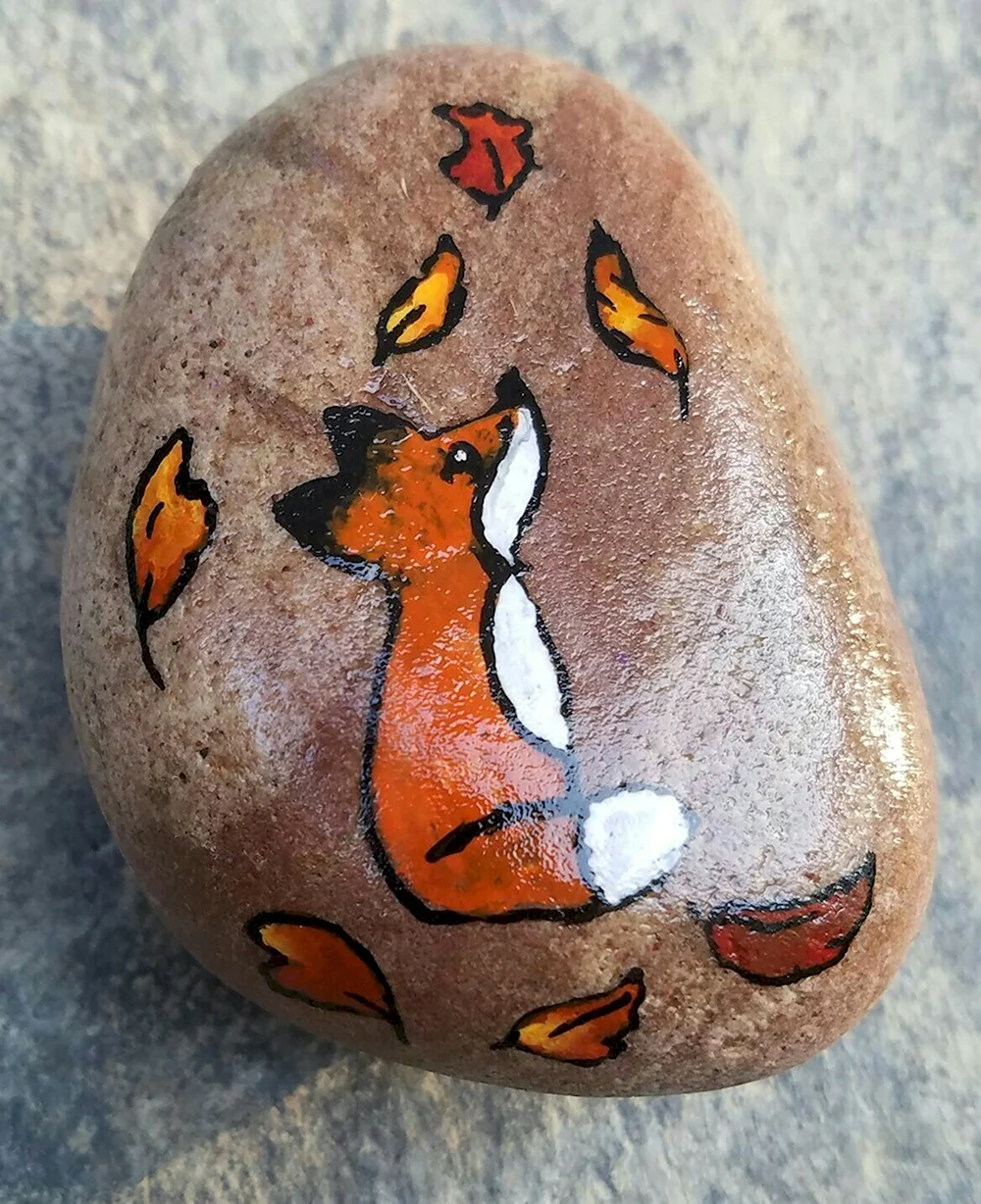 Рисование на камнях