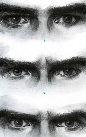 Рисовка мужских глаз