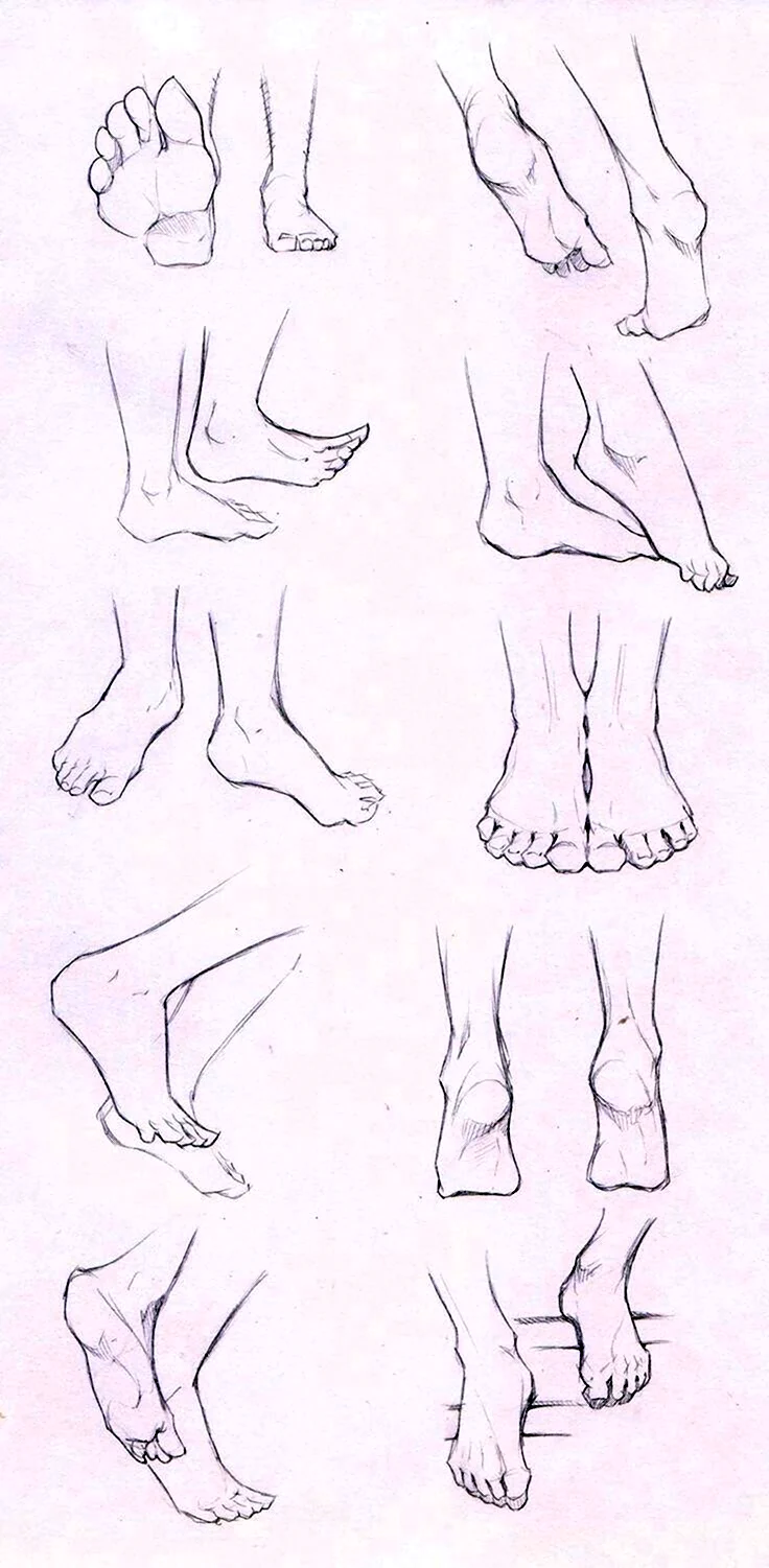 Рисовка ног