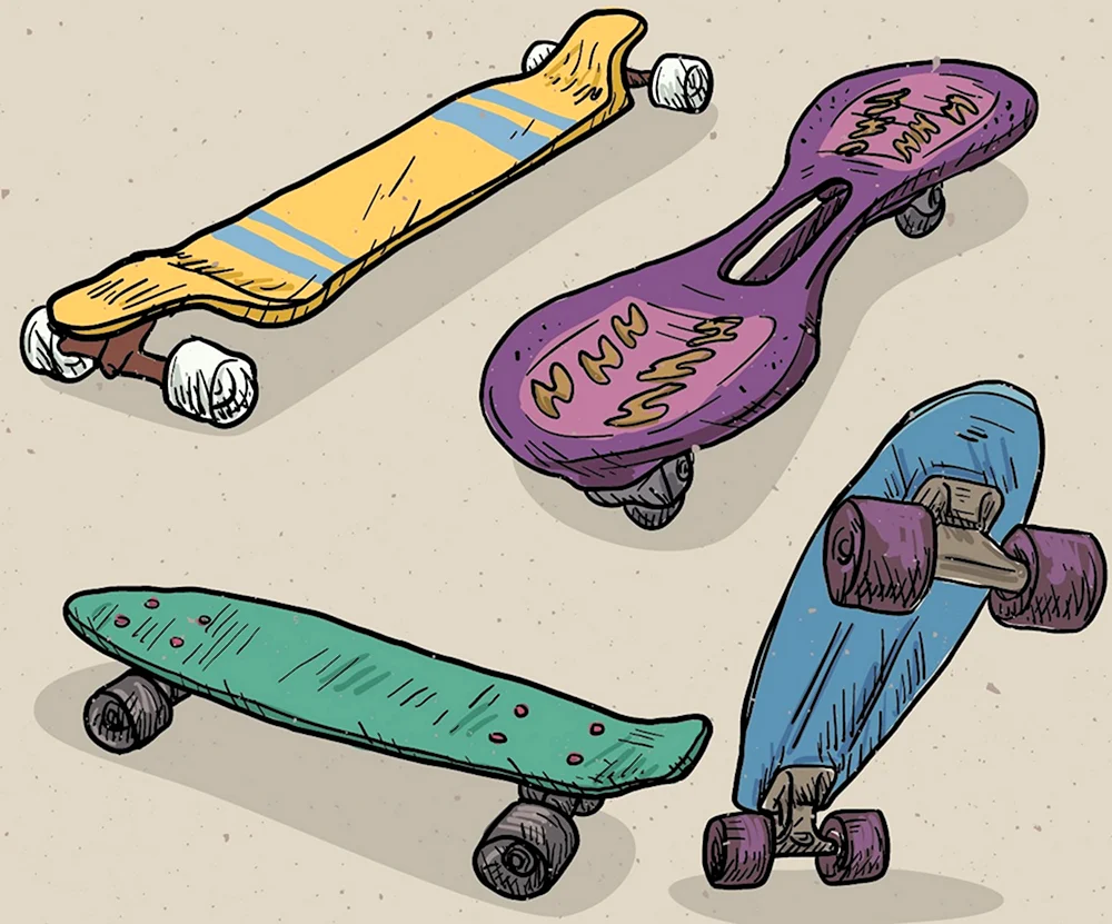 Рисунки для скейта