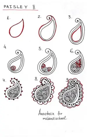 Рисунки мехенди для начинающих пошагово