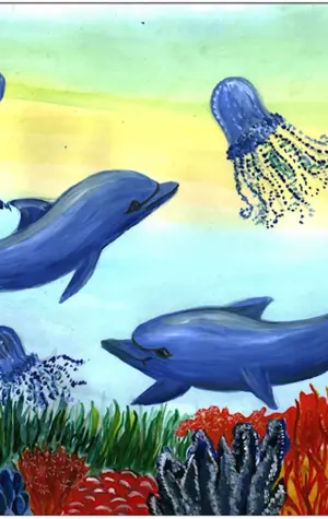 Рисунки на тему морские животные
