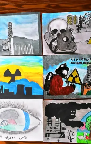 Рисунок на тему Чернобыль