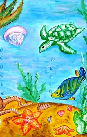 Рисунок на тему подводный мир